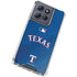MLB Texas Rangers Alternate/Away Jersey Moto G Play 5G (2025) Clear Case